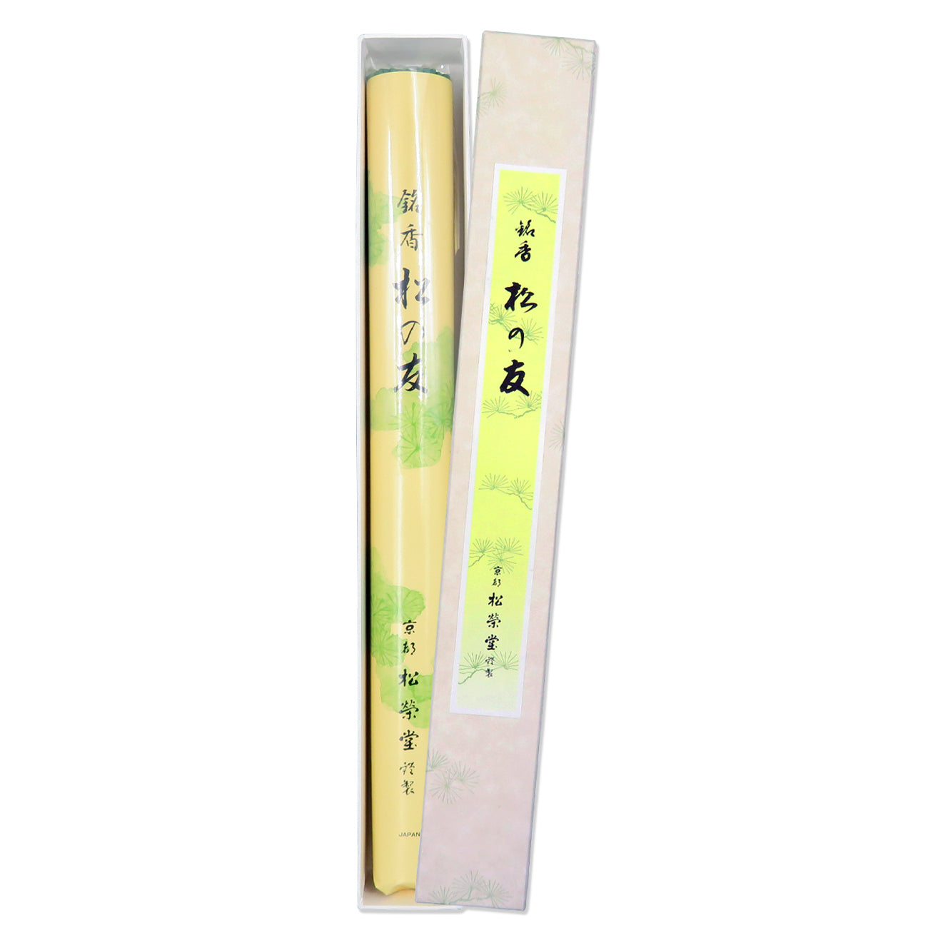 Shoyeido High-end Premium Incense Matsu no Tomo - Friend of Pine long bundle open