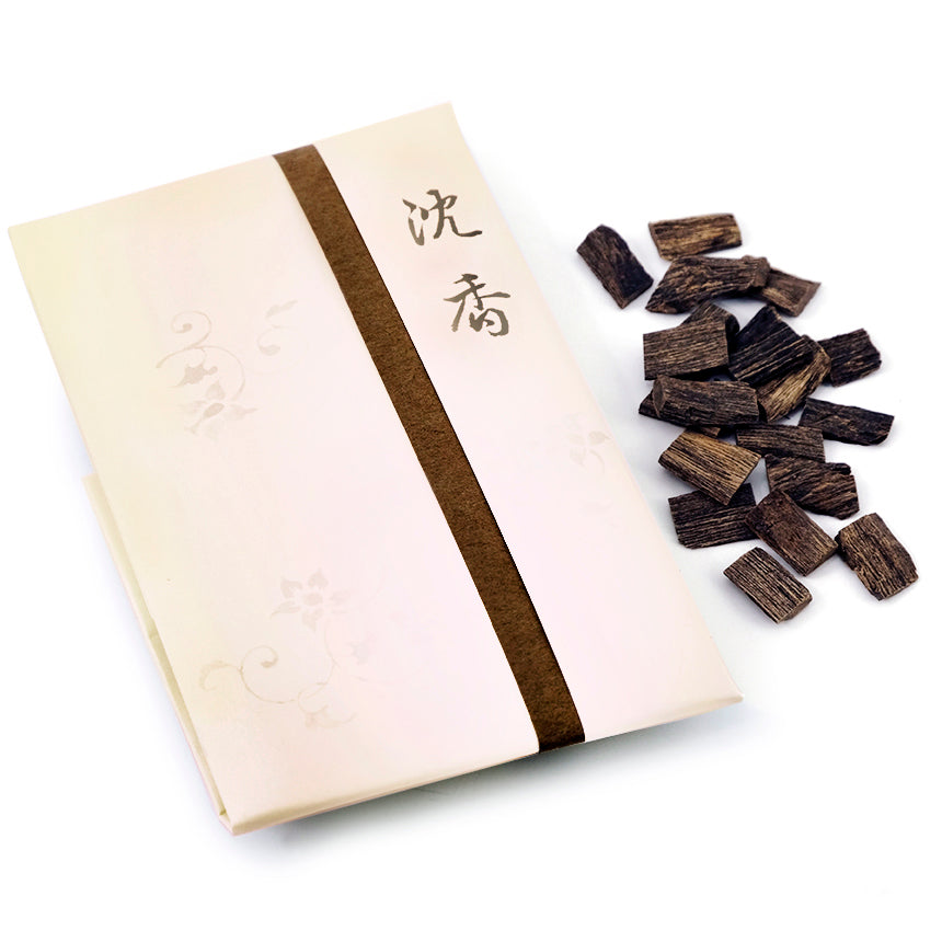 Shoyeido Goku-hin high-end agarwood aloeswood chips open packet