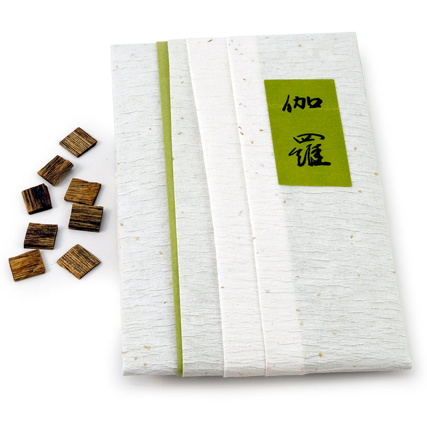 Shoyeido Kyara grade high-end agarwood aloeswood chips open packet