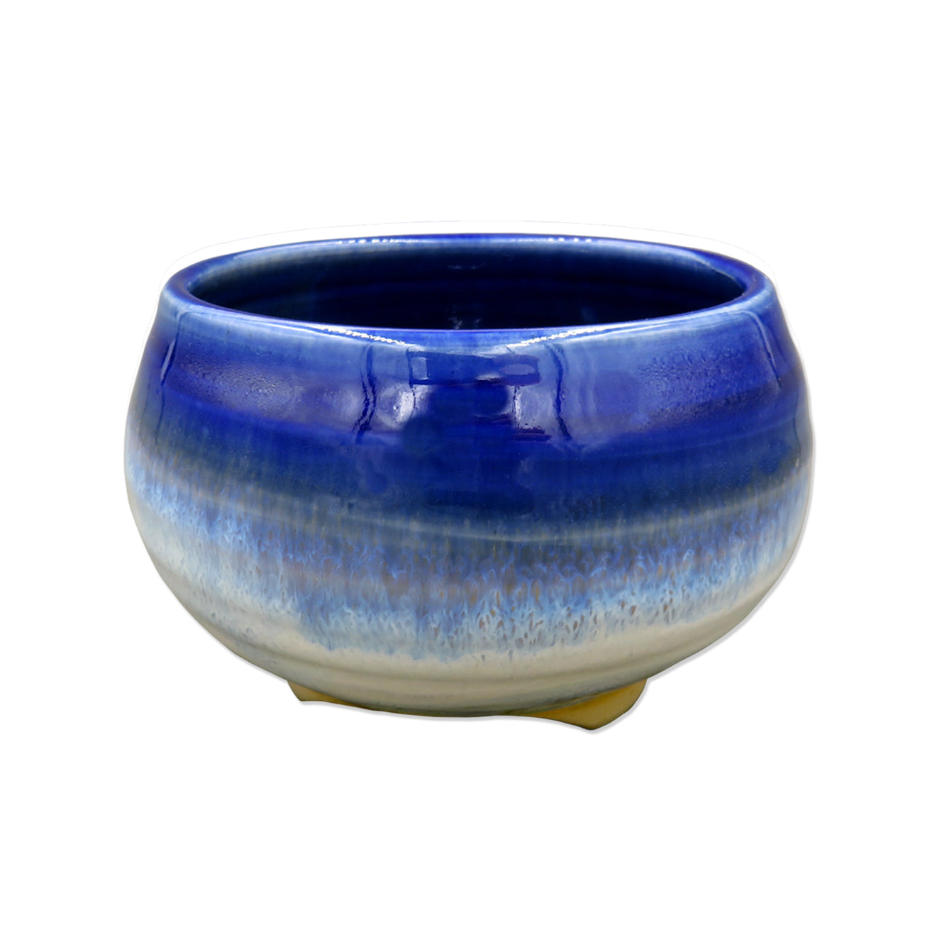 Shoyeido Ceramic Bowl Incense Holder Blue Rim