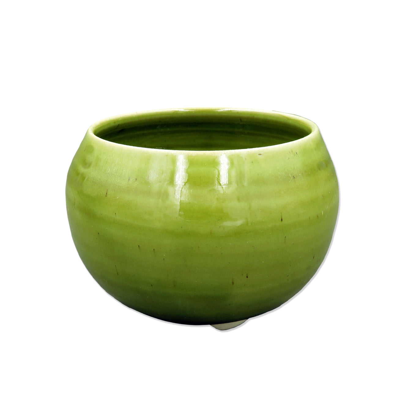 Shoyeido Ceramic Bowl Incense Holder Olive Green