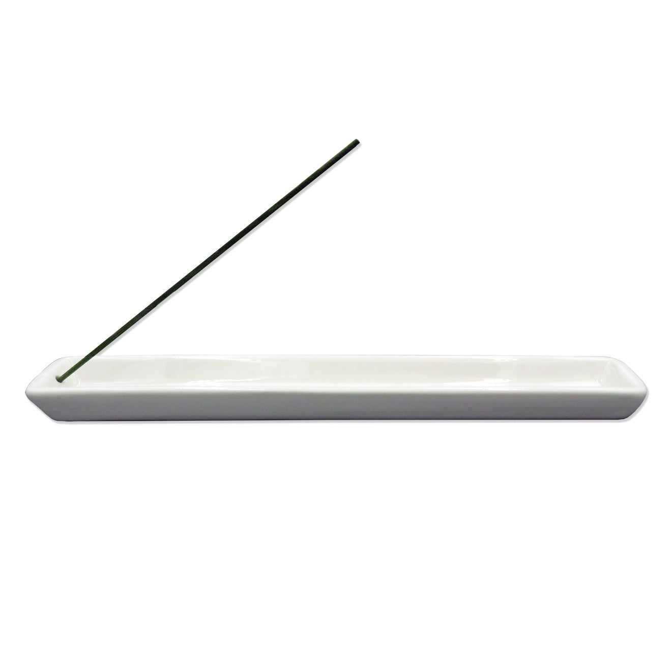 Shoyeido Ceramic Tray Incense Holder Frost White