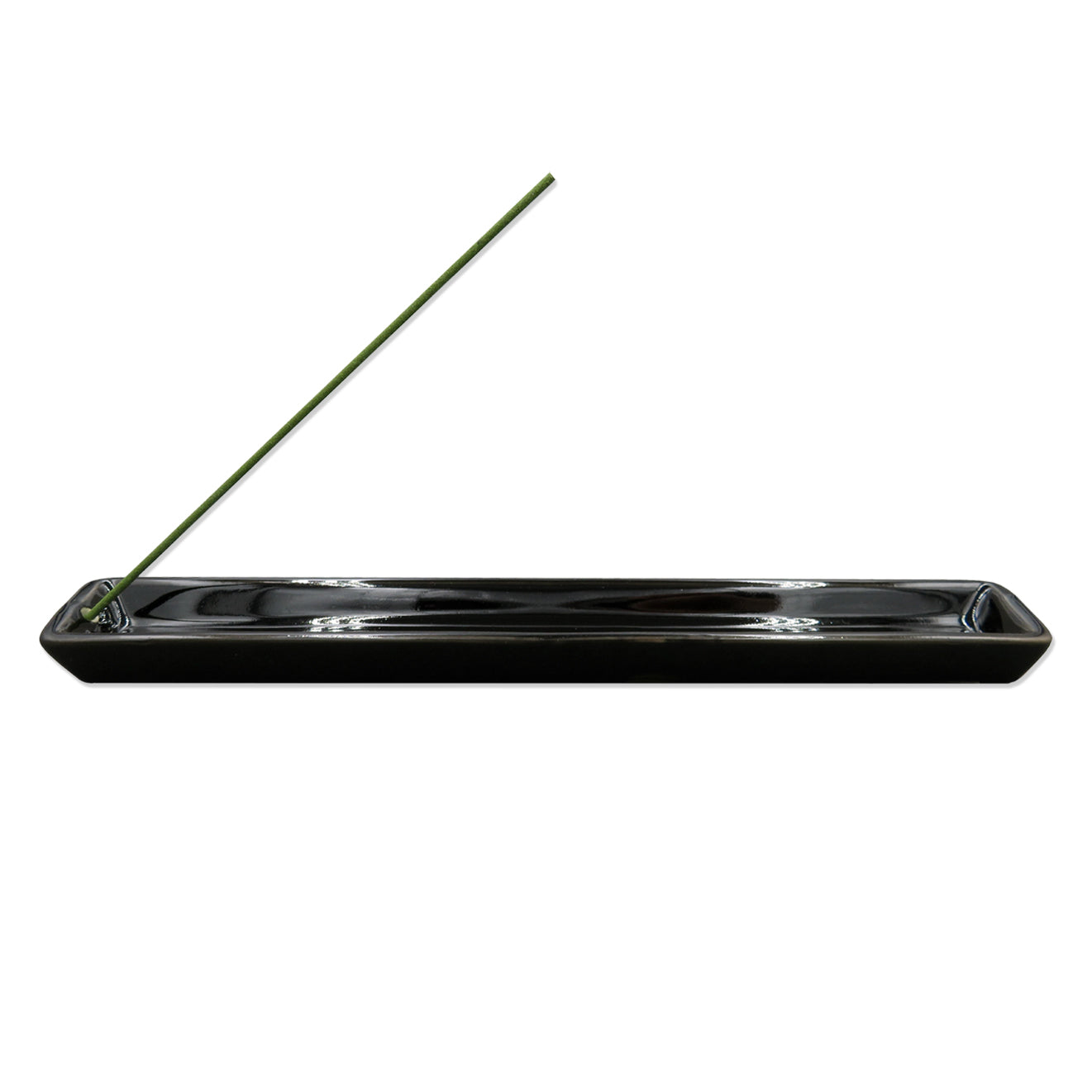 Shoyeido Ceramic Tray Incense Holder Ebony Black