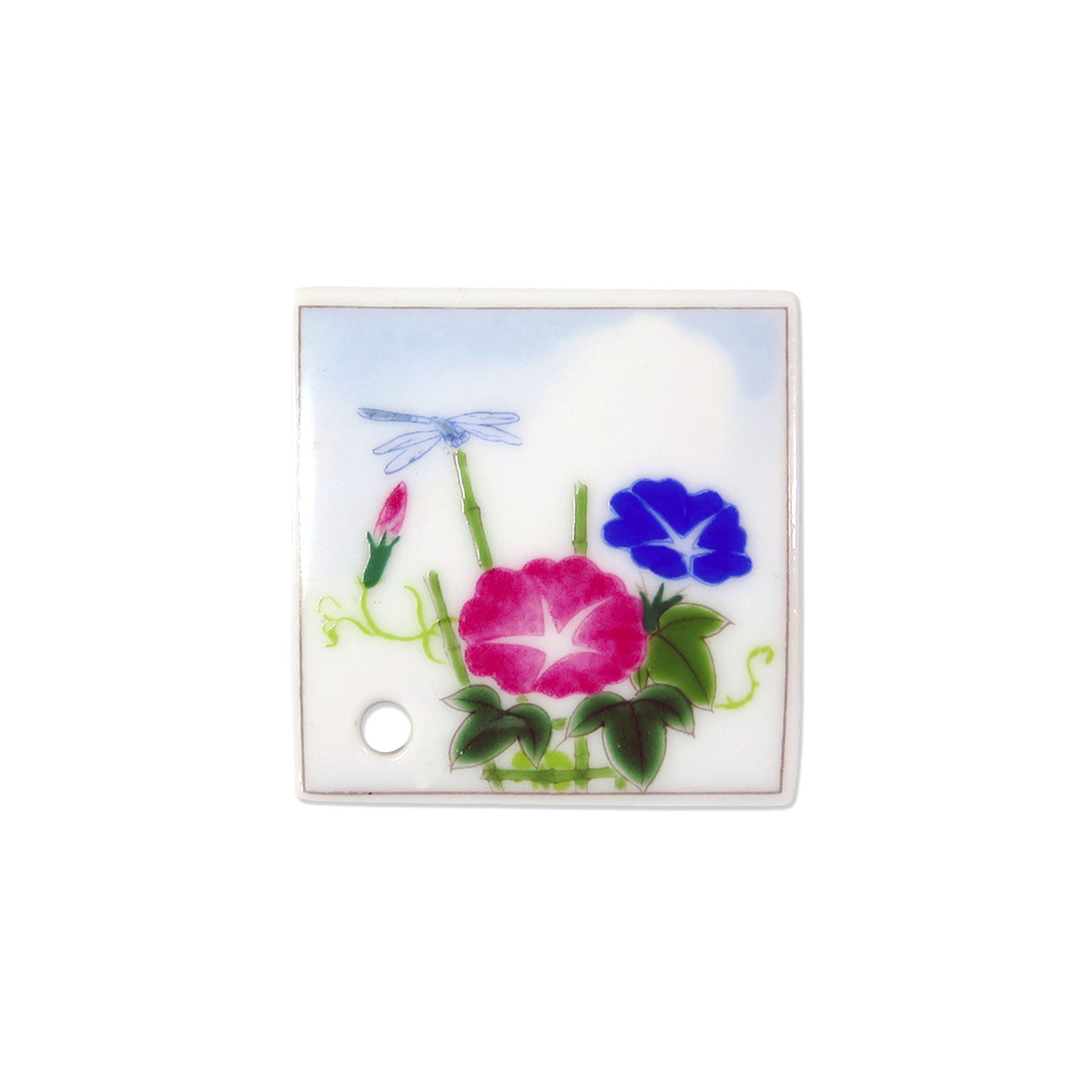 Shoyeido Porcelain Tile Incense Holders - Morning Glory