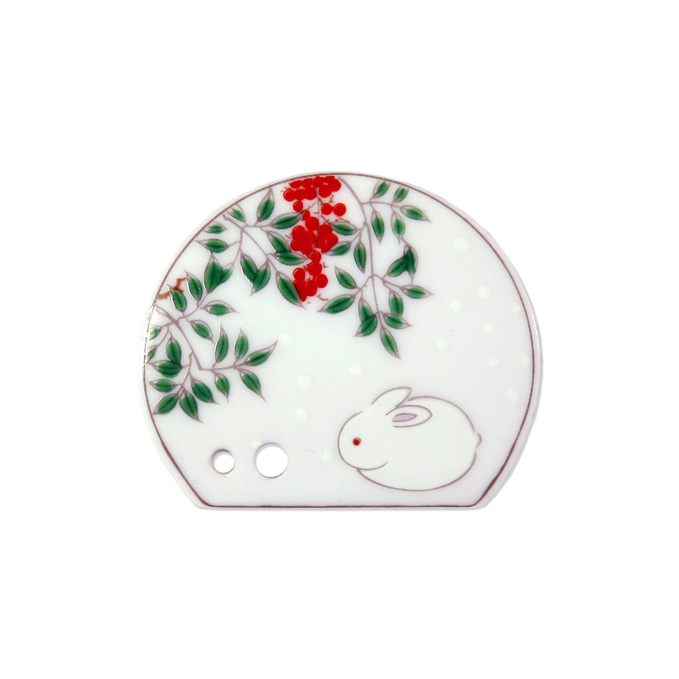 Shoyeido Porcelain Tile Incense Holders - Rabbit