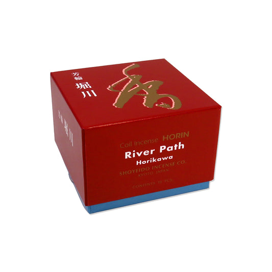 Shoyeido's Horin Incense Horikawa "River Path" 10 coil pack