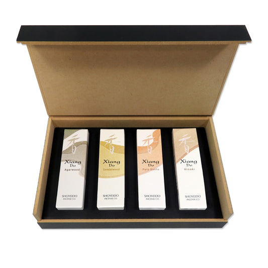 Xiang Do Incense Gift Set - Agarwood, Sandalwood, Palo Santo, & Hinoki from Shoyeido