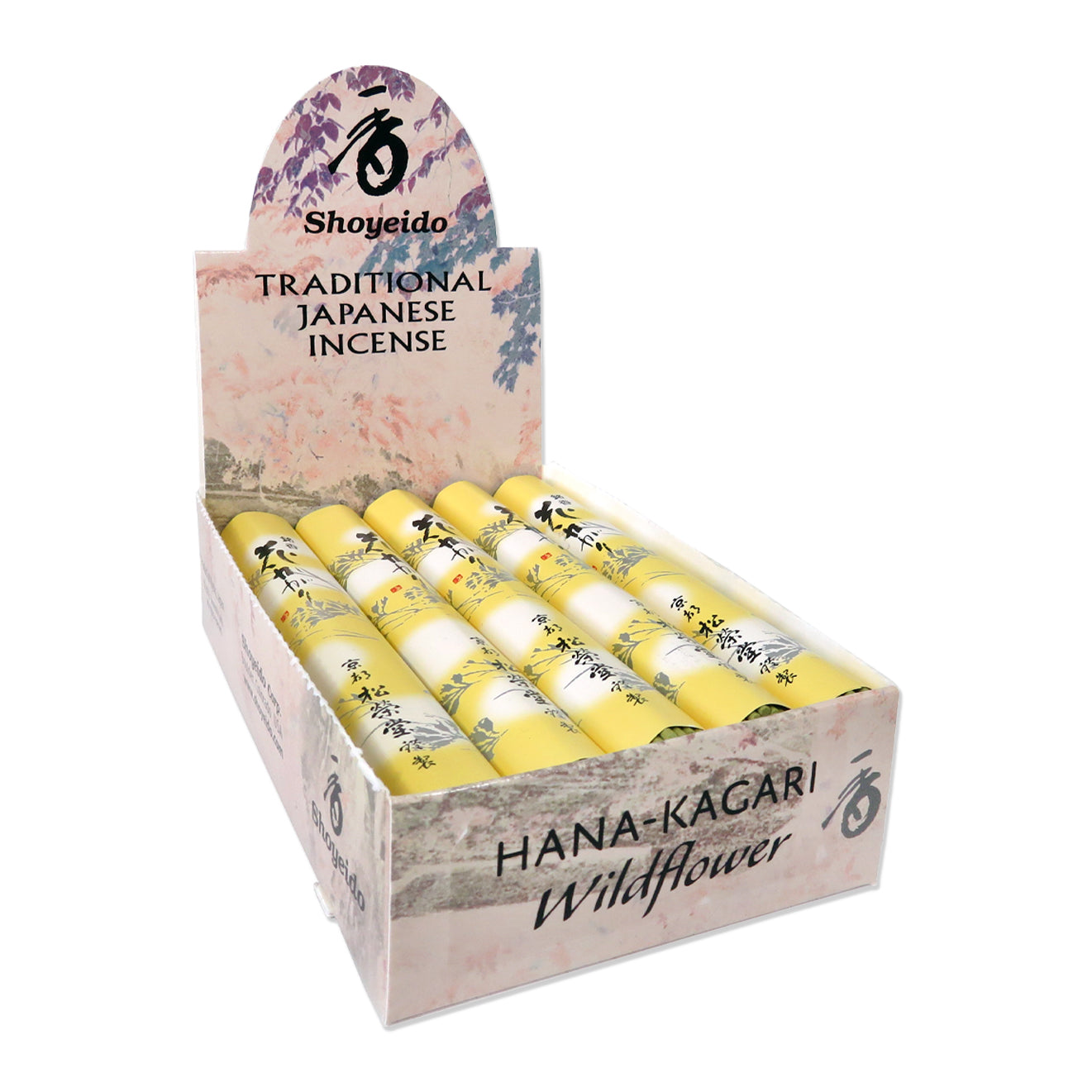 Shoyeido Selects Incense Hana Kagari - Wildflower 10 bundle box