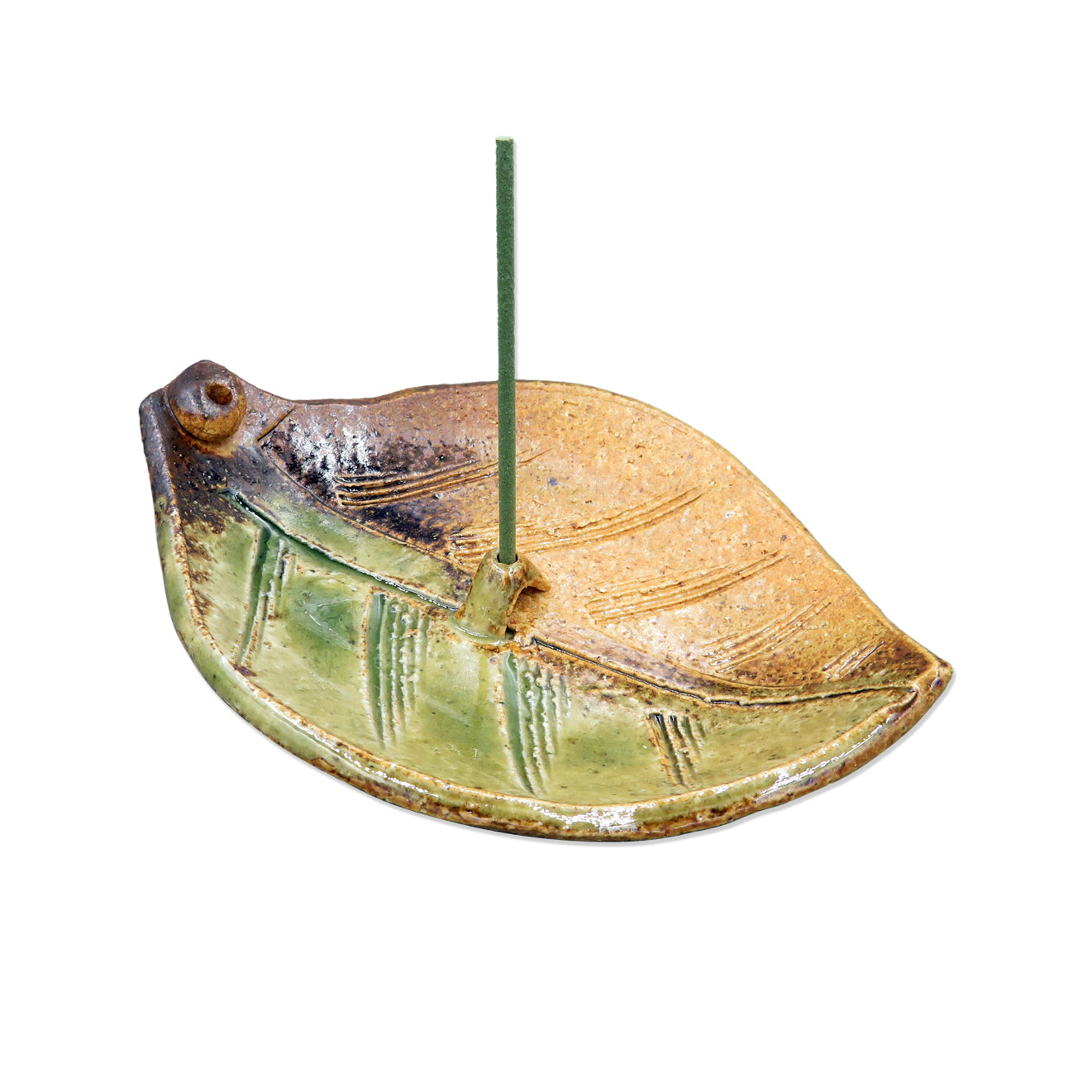 Japanese Leaf Incense Holder