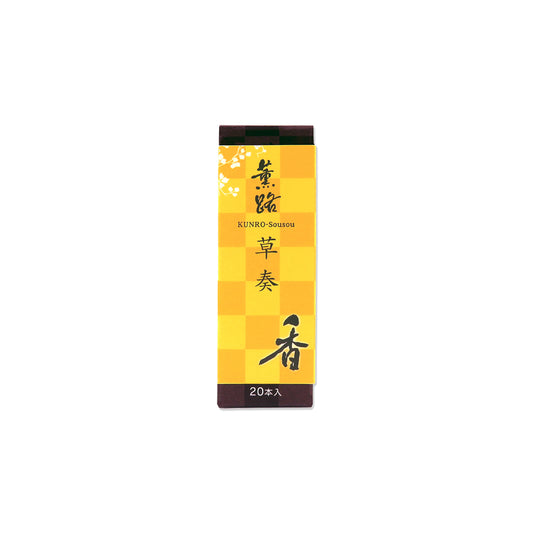 Shoyeido's Kunro Sousou "Rustling Meadow" Incense 20 stick package